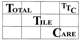 TOTAL TILE CARE TTC trademark