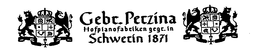 GEBR. PERZINA HOFPIANOFABRIKEN GEGR. IN SCHWERIN 1871 trademark