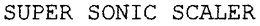 SUPER SONIC SCALER trademark