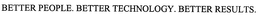 BETTER PEOPLE. BETTER TECHNOLOGY. BETTER RESULTS. trademark