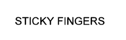 STICKY FINGERS trademark