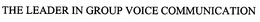 THE LEADER IN GROUP VOICE COMMUNICATION trademark