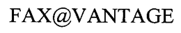 FAX@VANTAGE trademark