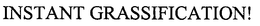 INSTANT GRASSIFICATION! trademark