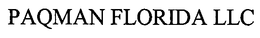 PAQMAN FLORIDA LLC trademark