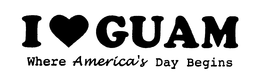 I GUAM WHERE AMERICA'S DAY BEGINS trademark