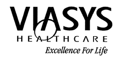 VIASYS HEALTHCARE EXCELLENCE FOR LIFE trademark