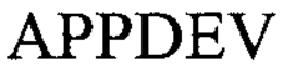 APPDEV trademark