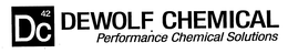 DC 42 DEWOLF CHEMICAL PERFORMANCE CHEMICAL SOLUTIONS trademark