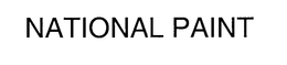 NATIONAL PAINT trademark