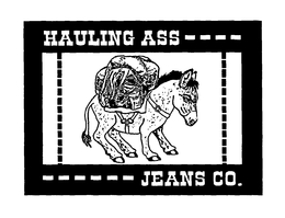 HAULING ASS JEANS CO. trademark