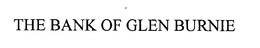THE BANK OF GLEN BURNIE trademark