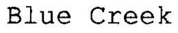 BLUE CREEK trademark