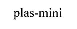 PLAS-MINI trademark