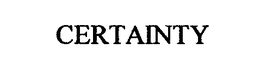CERTAINTY trademark