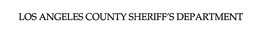 LOS ANGELES COUNTY SHERIFF'S DEPARTMENT trademark