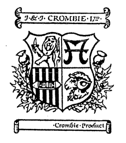 J & J CROMBIE LTD.  CROMBIE PRODUCT trademark