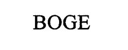 BOGE trademark