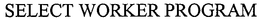 SELECT WORKER PROGRAM trademark