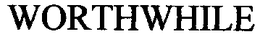 WORTHWHILE trademark