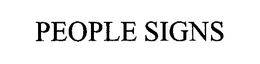 PEOPLE SIGNS trademark