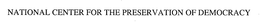 NATIONAL CENTER FOR THE PRESERVATION OF DEMOCRACY trademark