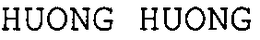 HUONG HUONG trademark