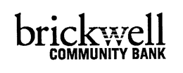 BRICKWELL COMMUNITY BANK trademark