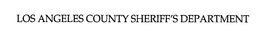 LOS ANGELES COUNTY SHERIFF'S DEPARTMENT trademark
