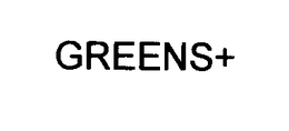 GREENS+ trademark