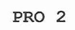 PRO 2 trademark