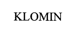 KLOMIN trademark
