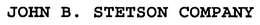 JOHN B. STETSON COMPANY trademark