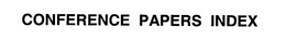 CONFERENCE PAPERS INDEX trademark