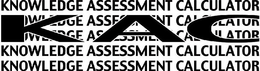 KAC KNOWLEDGE ASSESSMENT CALCULATOR trademark