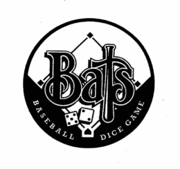 BATS BASEBALL DICE GAME trademark