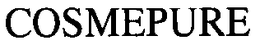 COSMEPURE trademark