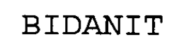 BIDANIT trademark