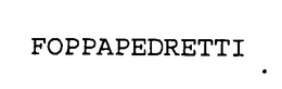 FOPPAPEDRETTI trademark