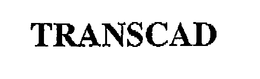 TRANSCAD trademark