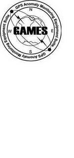 GAMES GPS ANOMALY MONITORING EQUIPMENT SUITE trademark