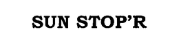 SUN STOP'R trademark