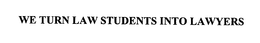 WE TURN LAW STUDENTS INTO LAWYERS trademark