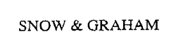 SNOW & GRAHAM trademark