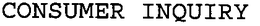 CONSUMER INQUIRY trademark
