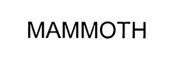MAMMOTH trademark