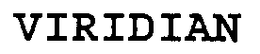 VIRIDIAN trademark