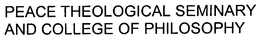 PEACE THEOLOGICAL SEMINARY AND COLLEGE OF PHILOSOPHY trademark