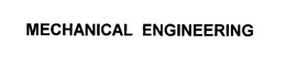 MECHANICAL ENGINEERING trademark
