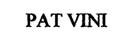 PAT VINI trademark